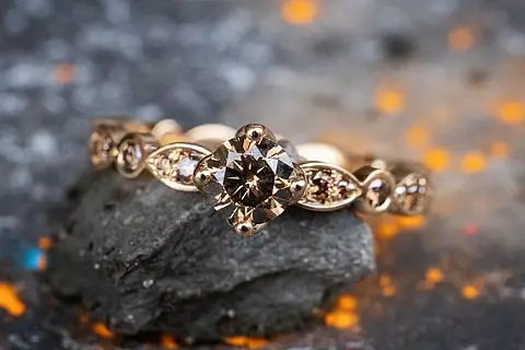 Roségoldener Verlobungsring 