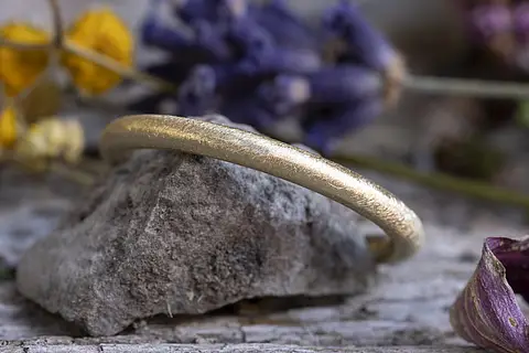 Verlobungsring Gold schlicht