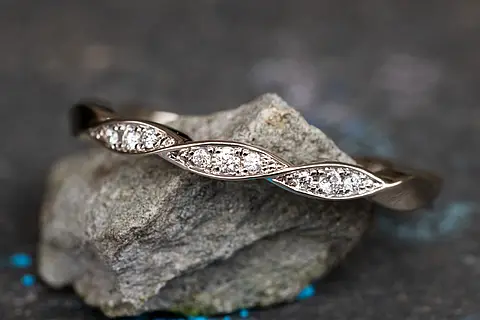 Weißgold Verlobungsring