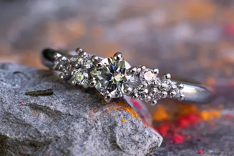 Verlobungsring Weißgold